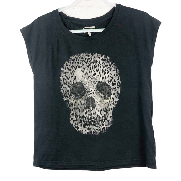 Zara Skull Tee T-Shirt - Picture 1 of 5